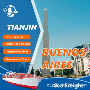 Frete marítimo de Tianjin a Buenos Aires